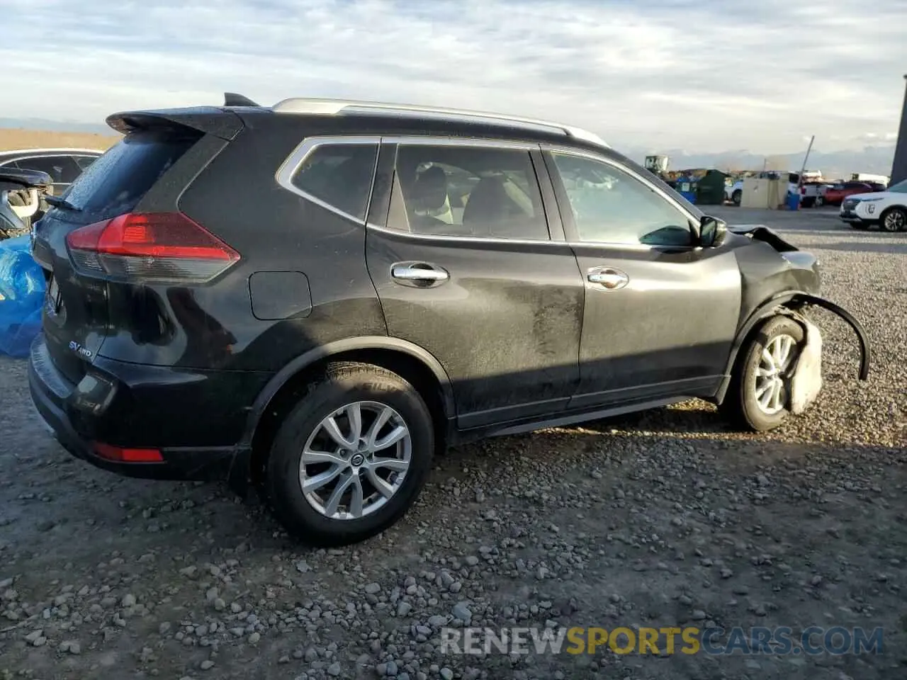 3 Photograph of a damaged car 5N1AT2MV1KC701740 NISSAN ROGUE 2019