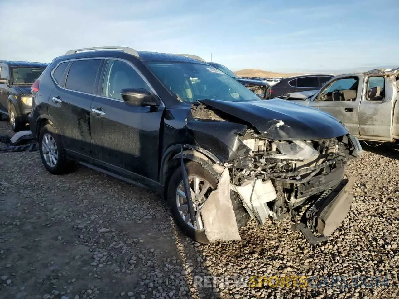 4 Photograph of a damaged car 5N1AT2MV1KC701740 NISSAN ROGUE 2019