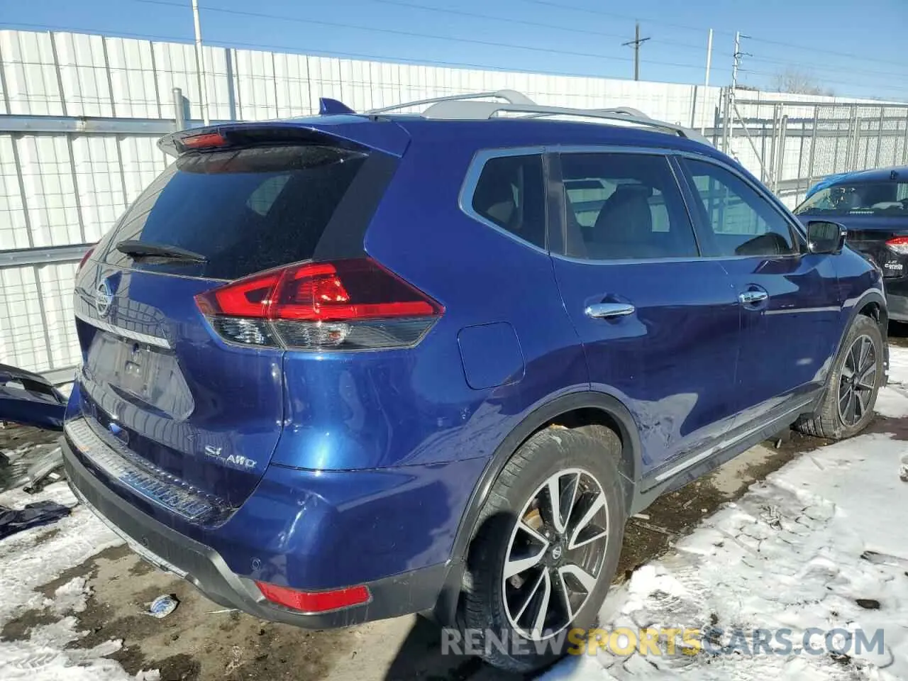 3 Photograph of a damaged car 5N1AT2MV1KC785493 NISSAN ROGUE 2019