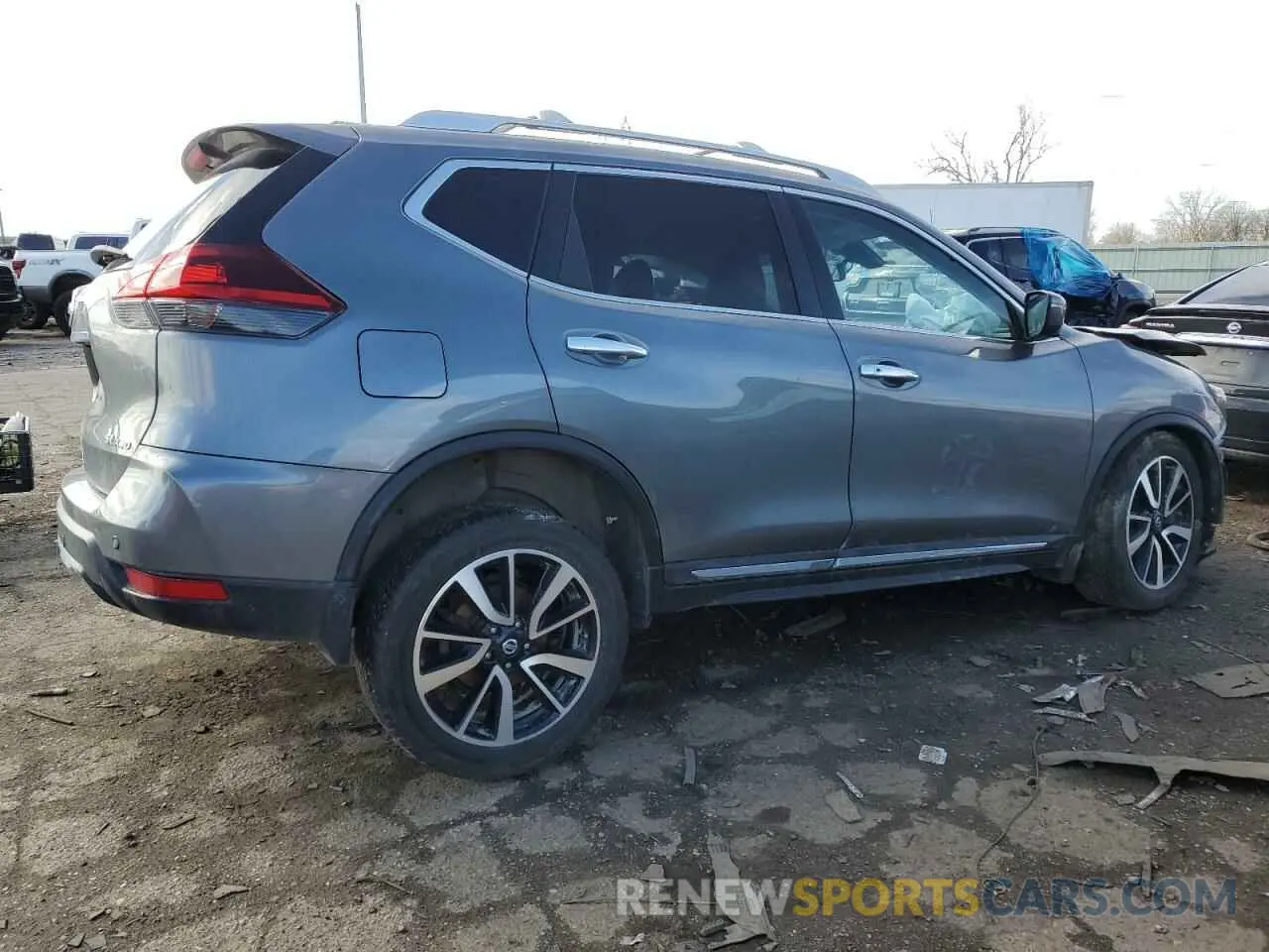 3 Photograph of a damaged car 5N1AT2MV1KC789365 NISSAN ROGUE 2019
