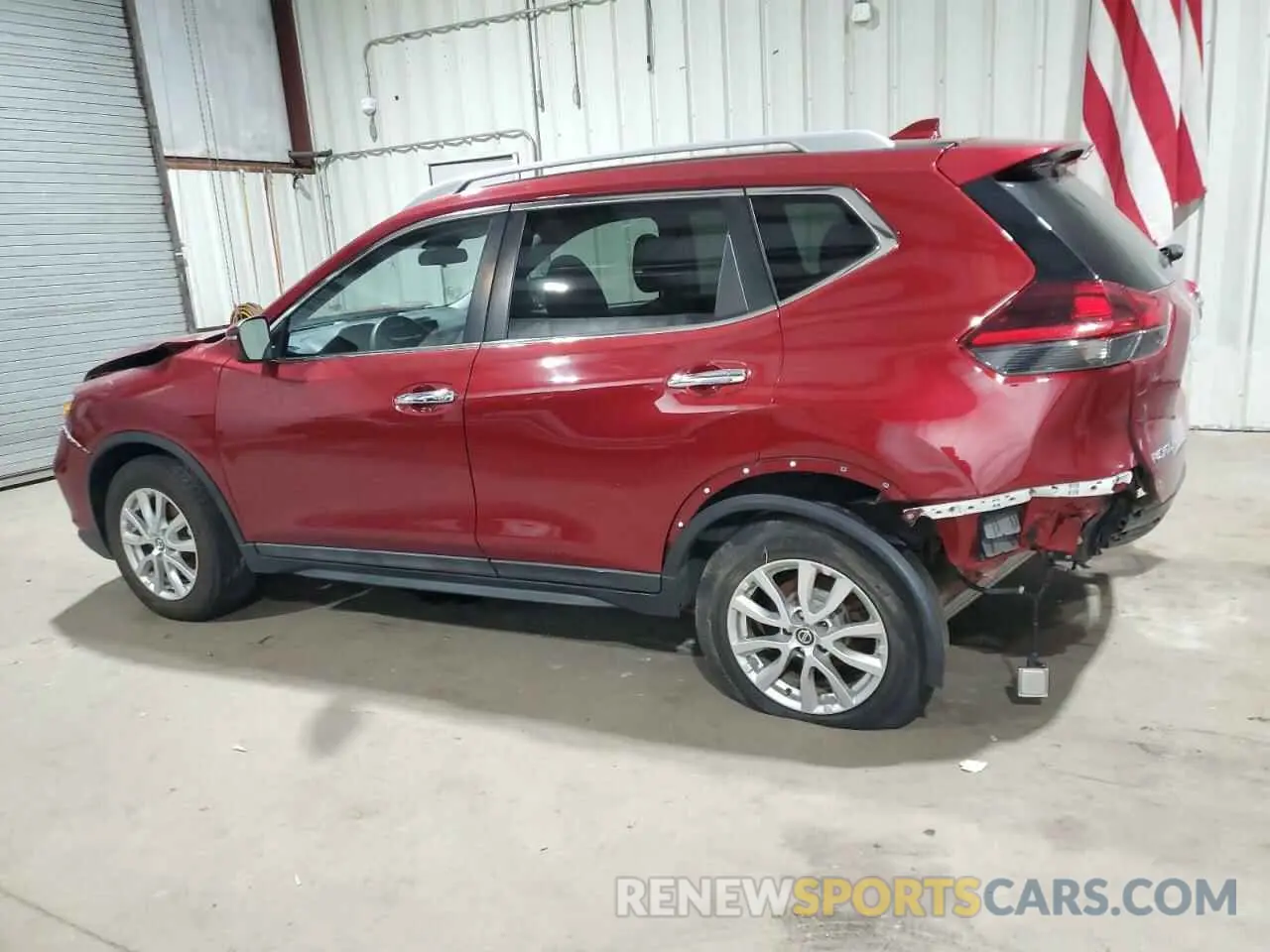 2 Photograph of a damaged car 5N1AT2MV2KC702699 NISSAN ROGUE 2019