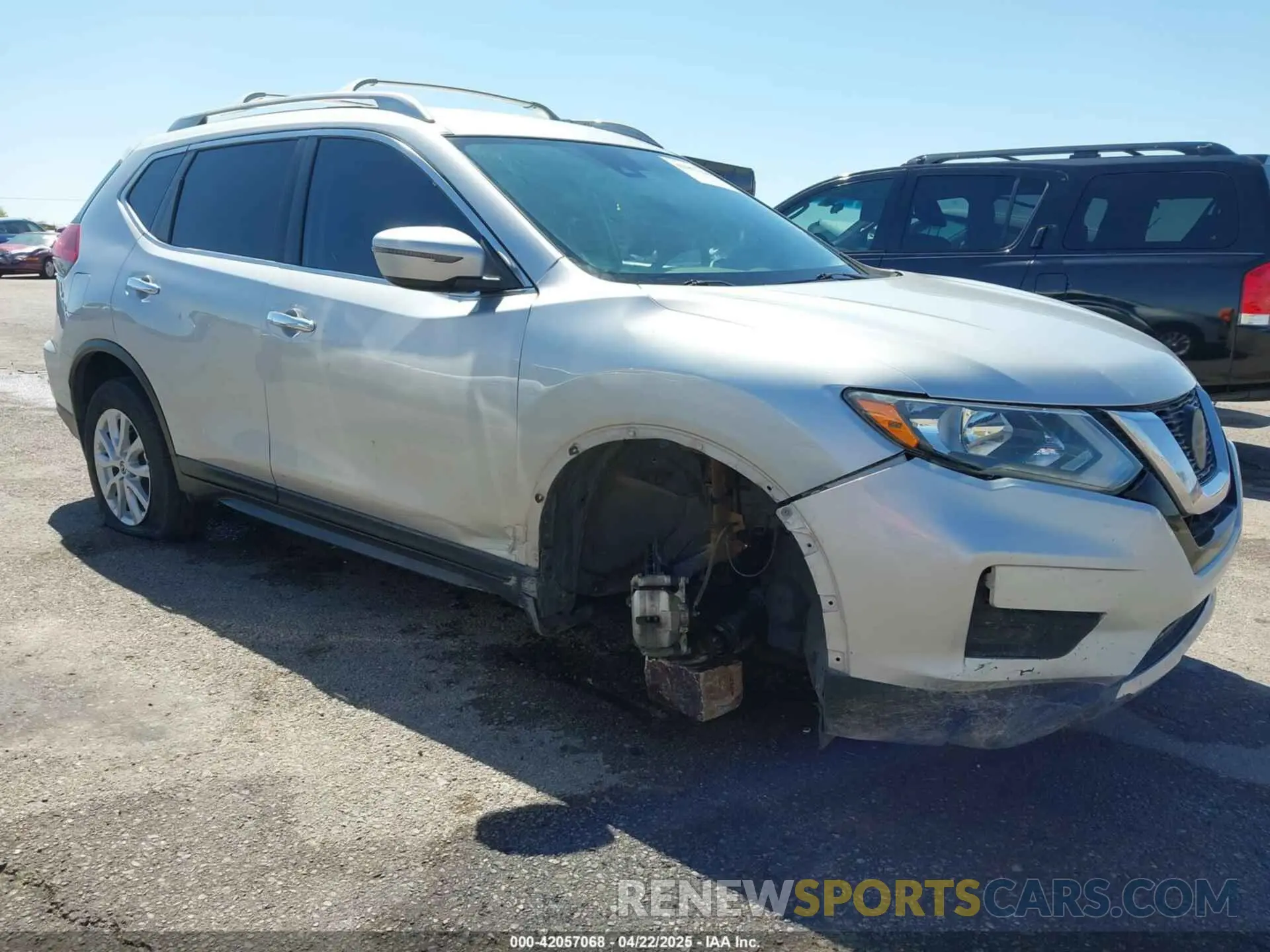 1 Photograph of a damaged car 5N1AT2MV2KC734049 NISSAN ROGUE 2019