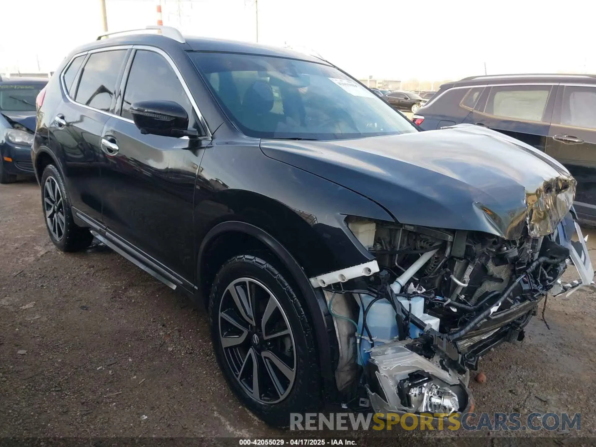 1 Photograph of a damaged car 5N1AT2MV2KC745312 NISSAN ROGUE 2019