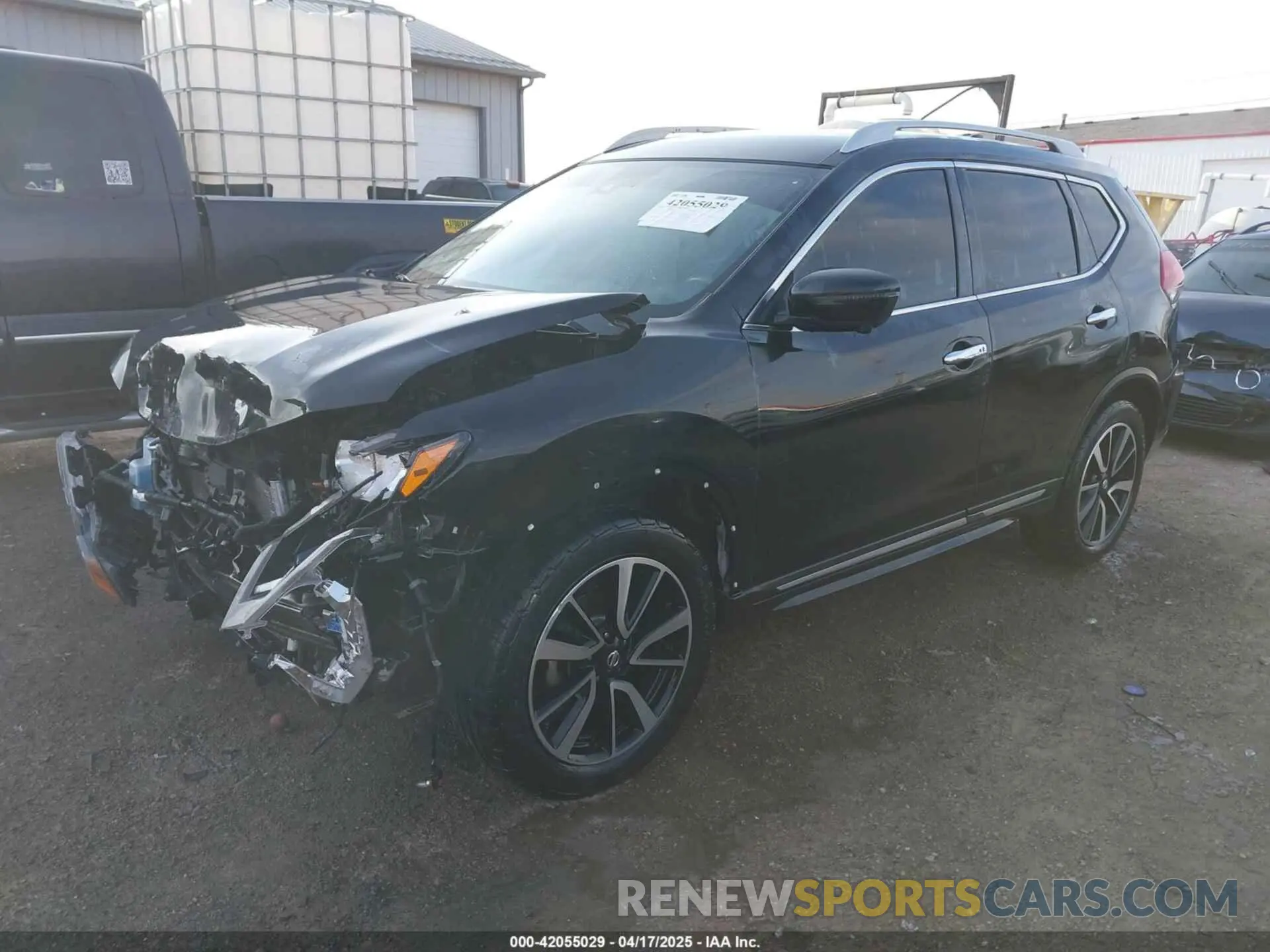 2 Photograph of a damaged car 5N1AT2MV2KC745312 NISSAN ROGUE 2019