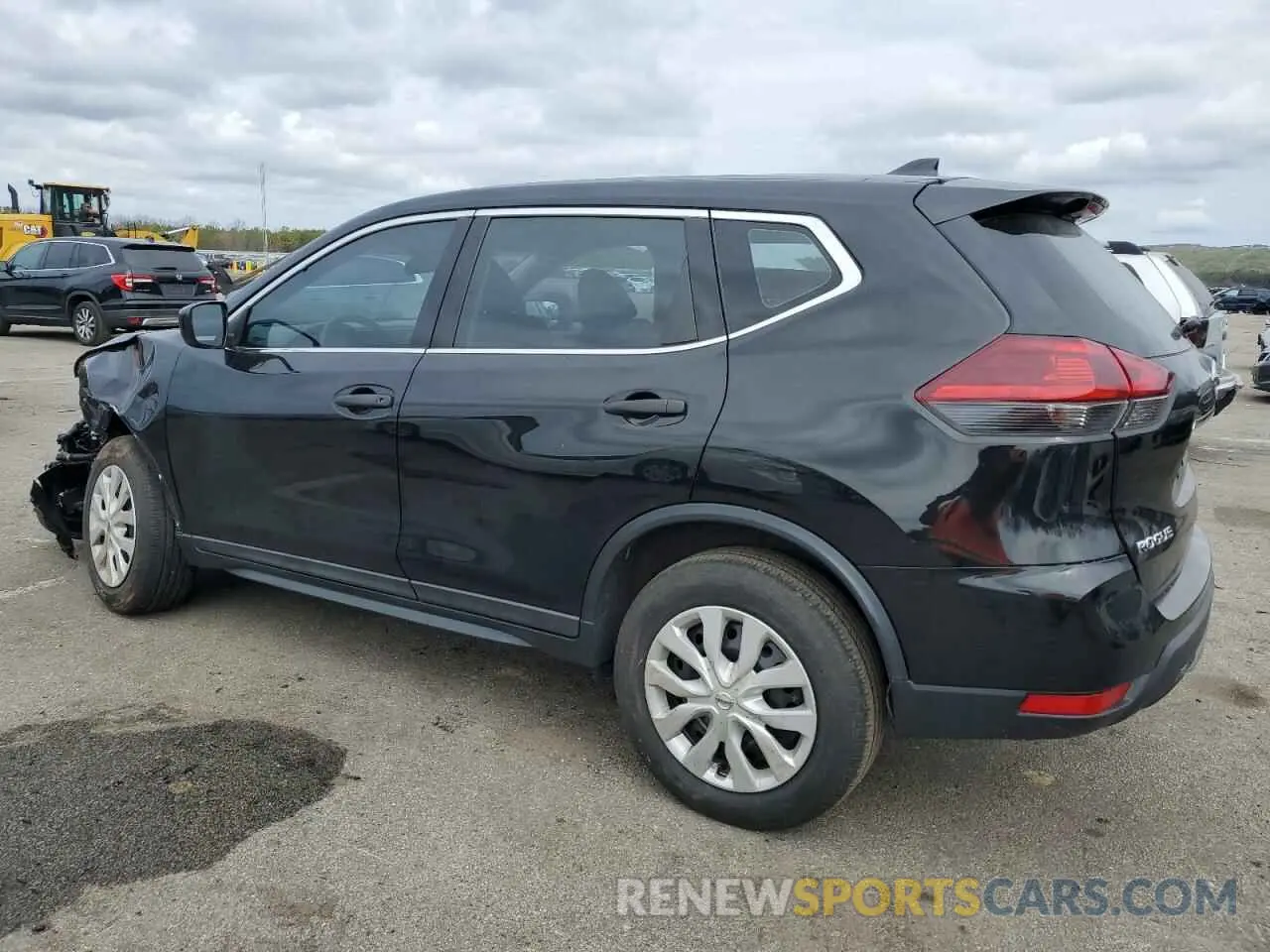 2 Photograph of a damaged car 5N1AT2MV2KC745956 NISSAN ROGUE 2019