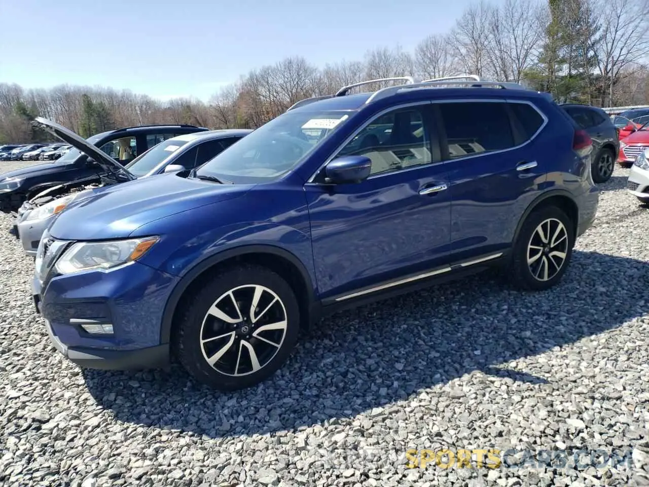 1 Photograph of a damaged car 5N1AT2MV2KC813740 NISSAN ROGUE 2019