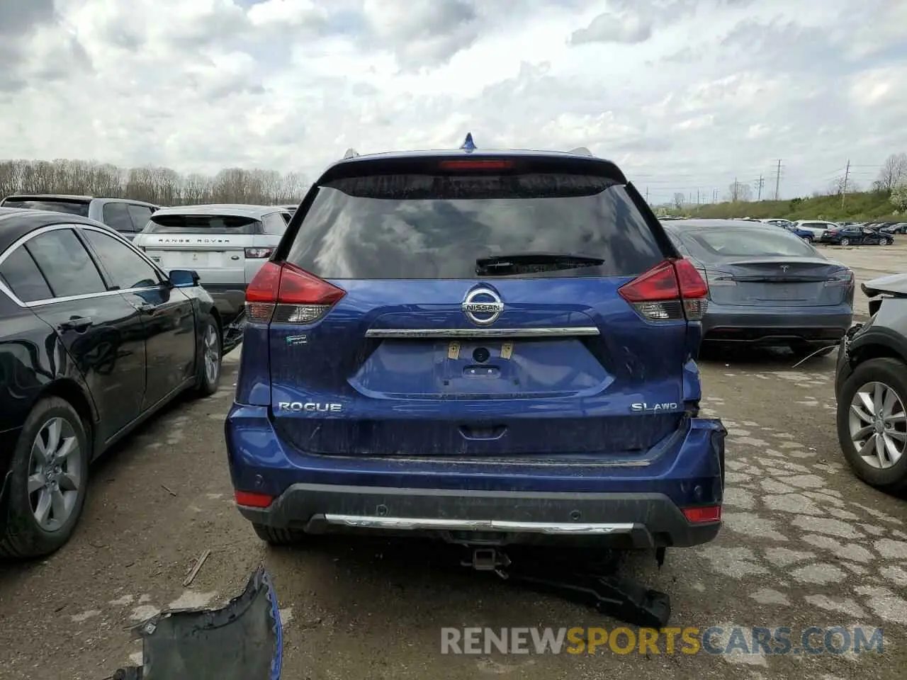 6 Photograph of a damaged car 5N1AT2MV2KC826052 NISSAN ROGUE 2019
