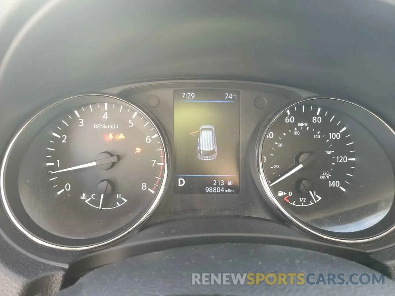9 Photograph of a damaged car 5N1AT2MV2KC845801 NISSAN ROGUE 2019