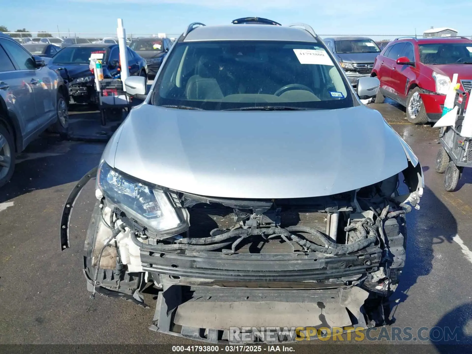 6 Photograph of a damaged car 5N1AT2MV3KC744377 NISSAN ROGUE 2019