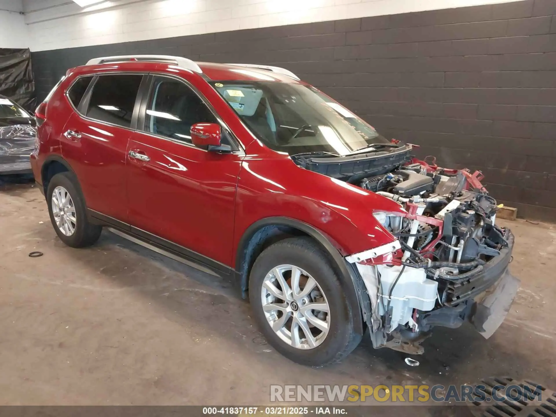 1 Photograph of a damaged car 5N1AT2MV3KC746016 NISSAN ROGUE 2019
