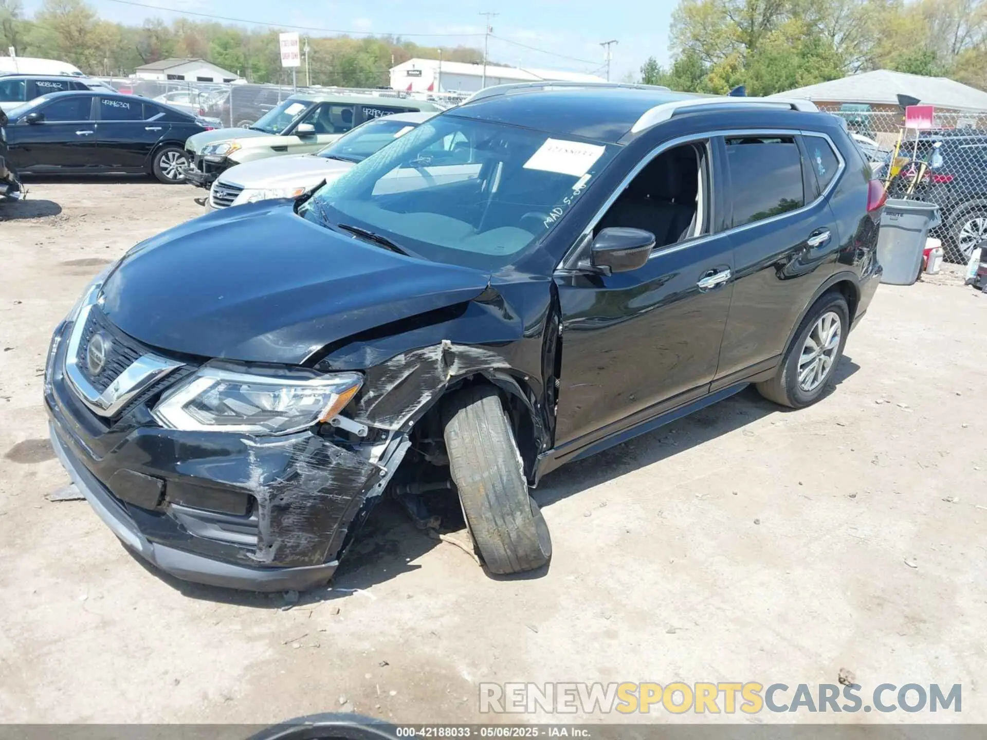 2 Photograph of a damaged car 5N1AT2MV3KC805467 NISSAN ROGUE 2019