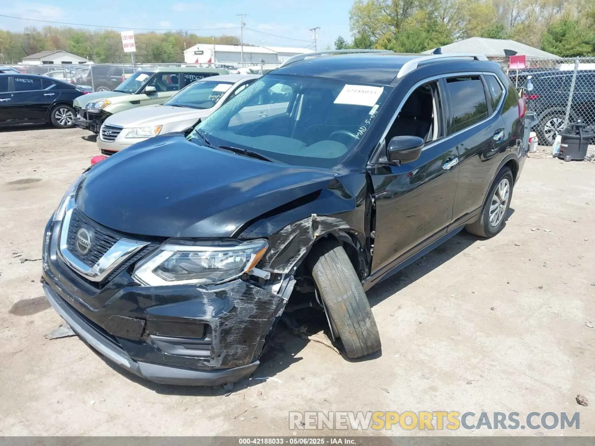 6 Photograph of a damaged car 5N1AT2MV3KC805467 NISSAN ROGUE 2019