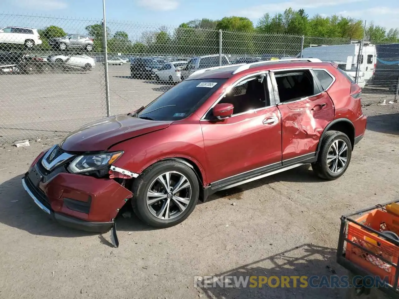 1 Photograph of a damaged car 5N1AT2MV3KC811432 NISSAN ROGUE 2019