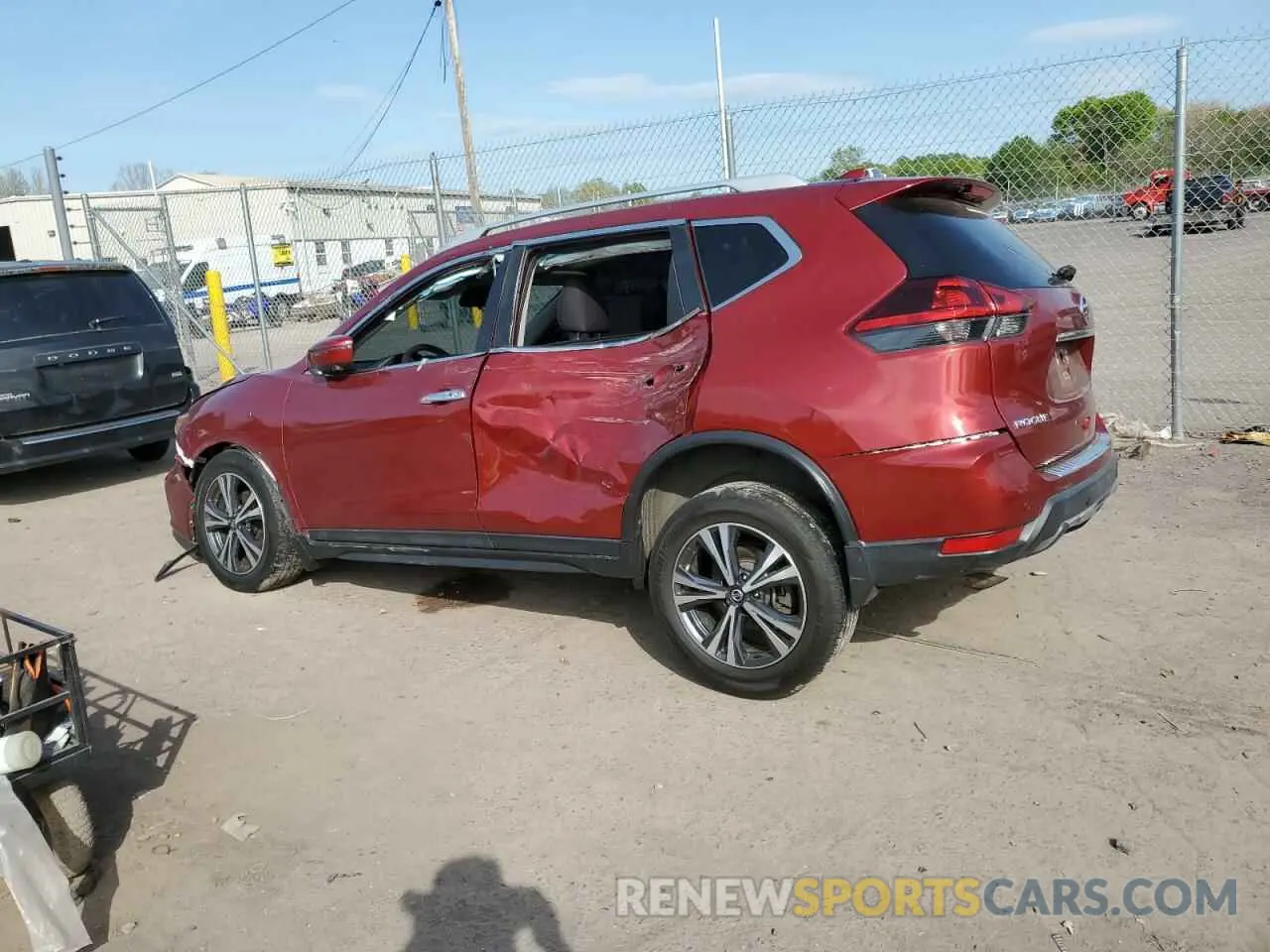 2 Photograph of a damaged car 5N1AT2MV3KC811432 NISSAN ROGUE 2019