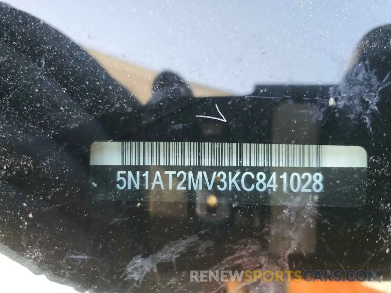 12 Photograph of a damaged car 5N1AT2MV3KC841028 NISSAN ROGUE 2019