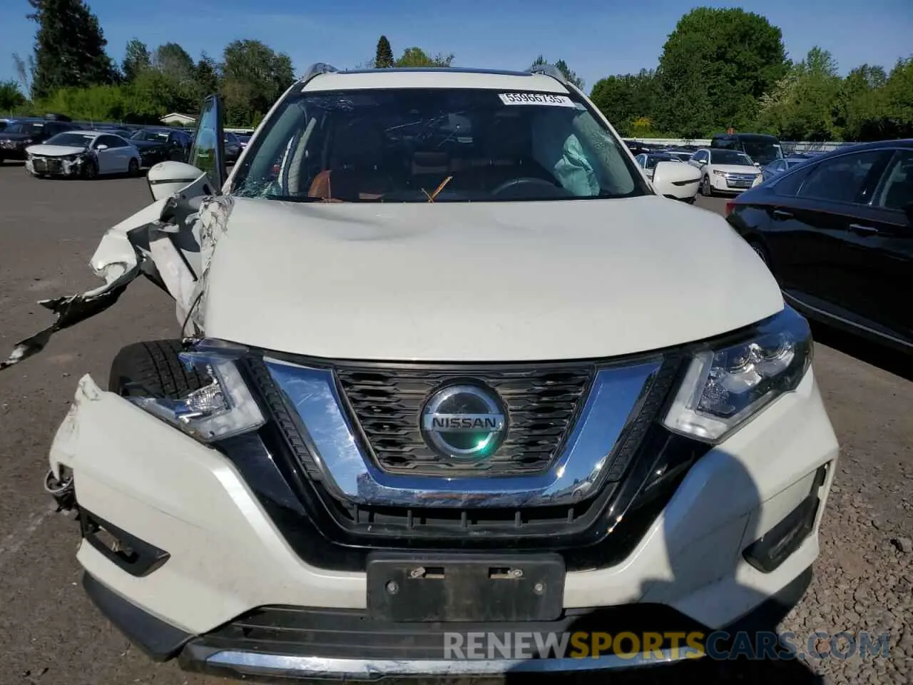 5 Photograph of a damaged car 5N1AT2MV3KC841028 NISSAN ROGUE 2019