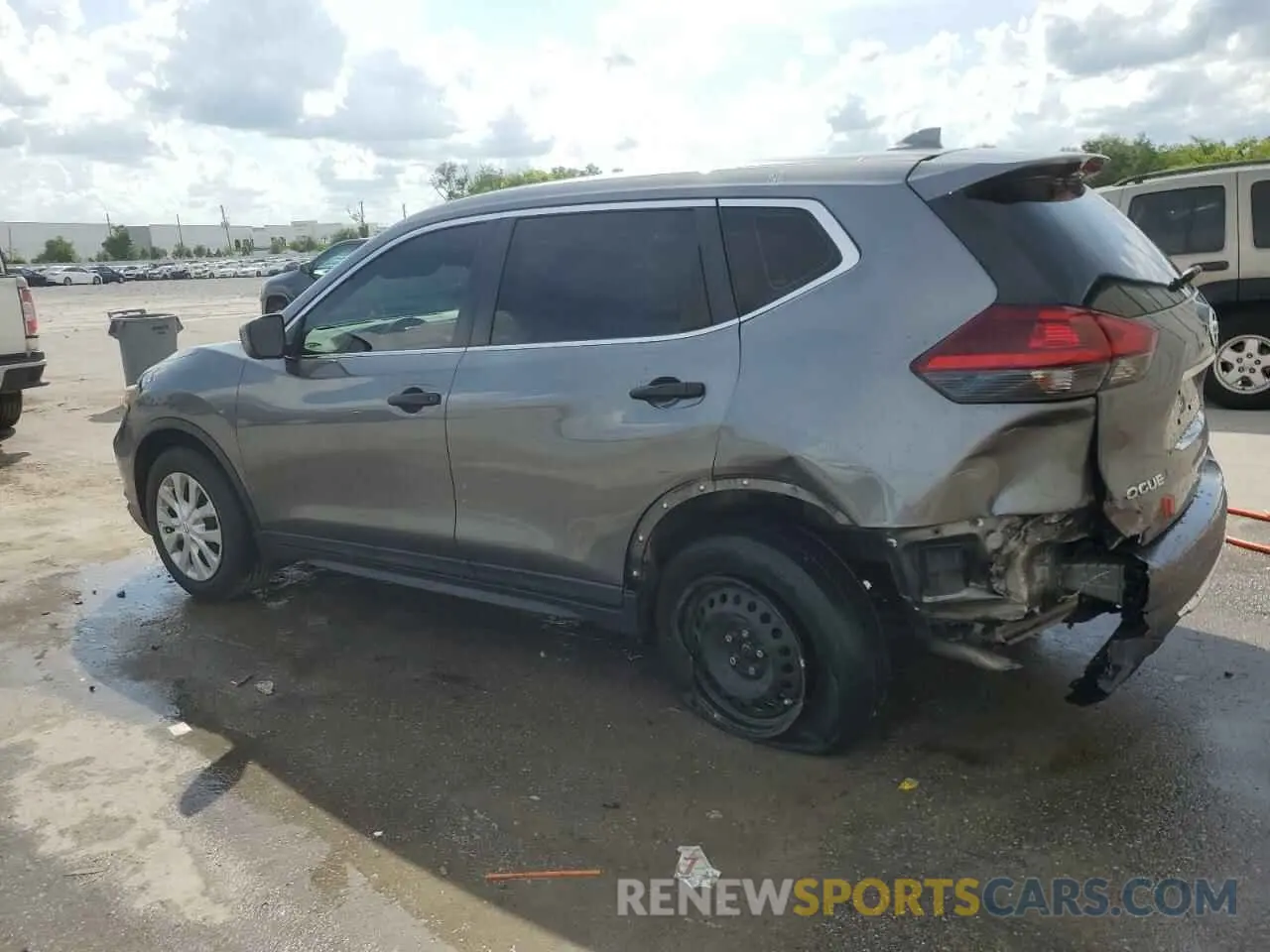 2 Photograph of a damaged car 5N1AT2MV4KC743416 NISSAN ROGUE 2019