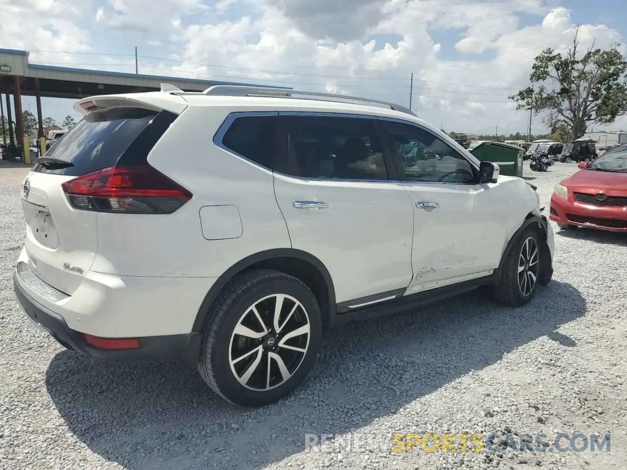 3 Photograph of a damaged car 5N1AT2MV4KC766162 NISSAN ROGUE 2019