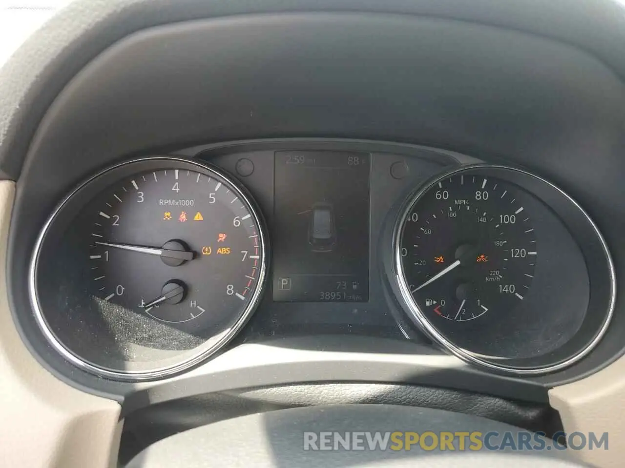 9 Photograph of a damaged car 5N1AT2MV4KC766162 NISSAN ROGUE 2019