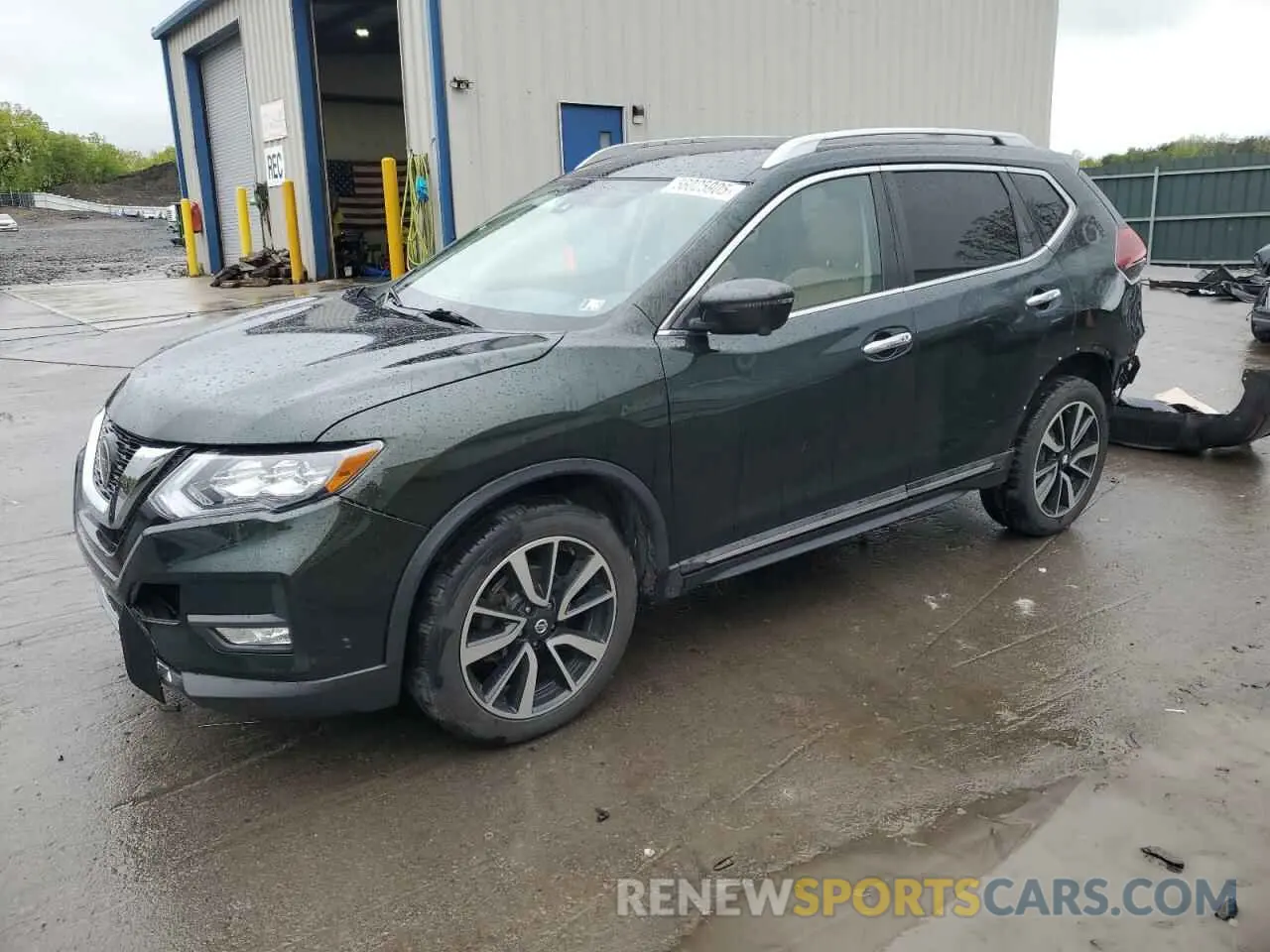 1 Photograph of a damaged car 5N1AT2MV4KC812380 NISSAN ROGUE 2019