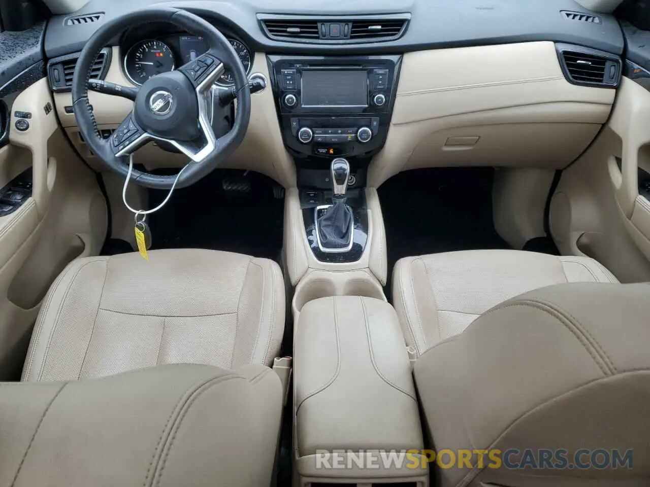 8 Photograph of a damaged car 5N1AT2MV4KC812380 NISSAN ROGUE 2019