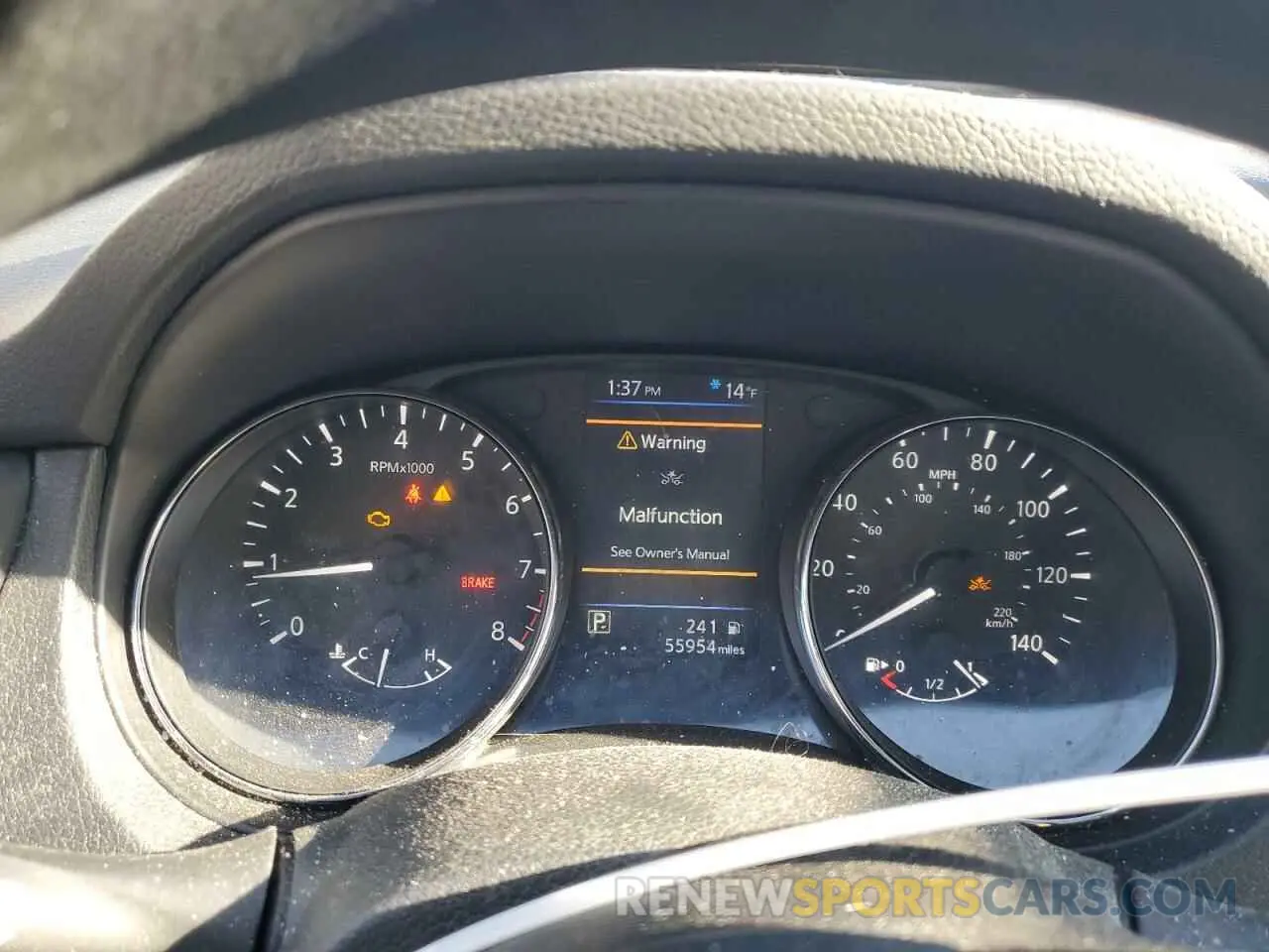 9 Photograph of a damaged car 5N1AT2MV4KC830202 NISSAN ROGUE 2019
