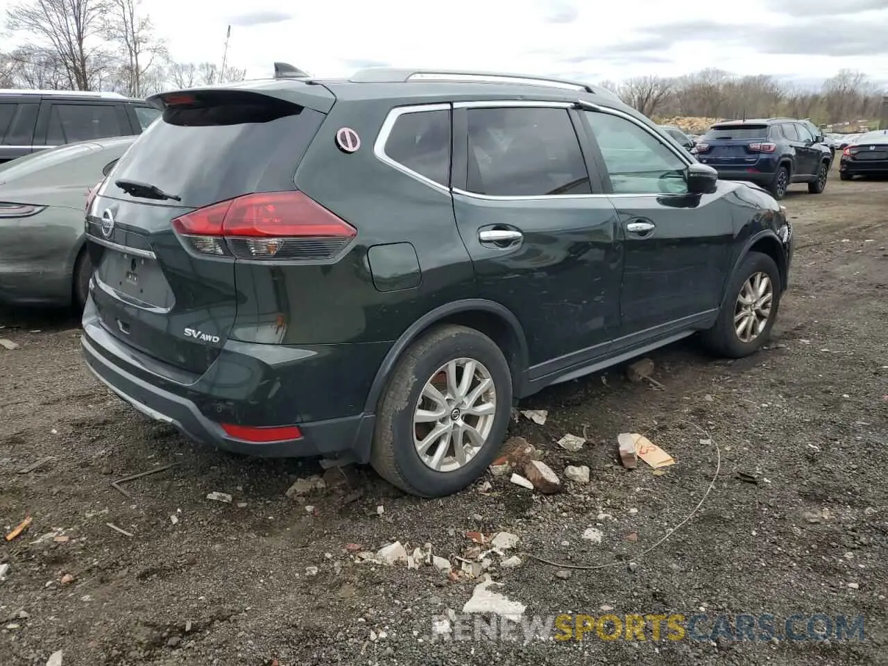 3 Photograph of a damaged car 5N1AT2MV5KC719691 NISSAN ROGUE 2019