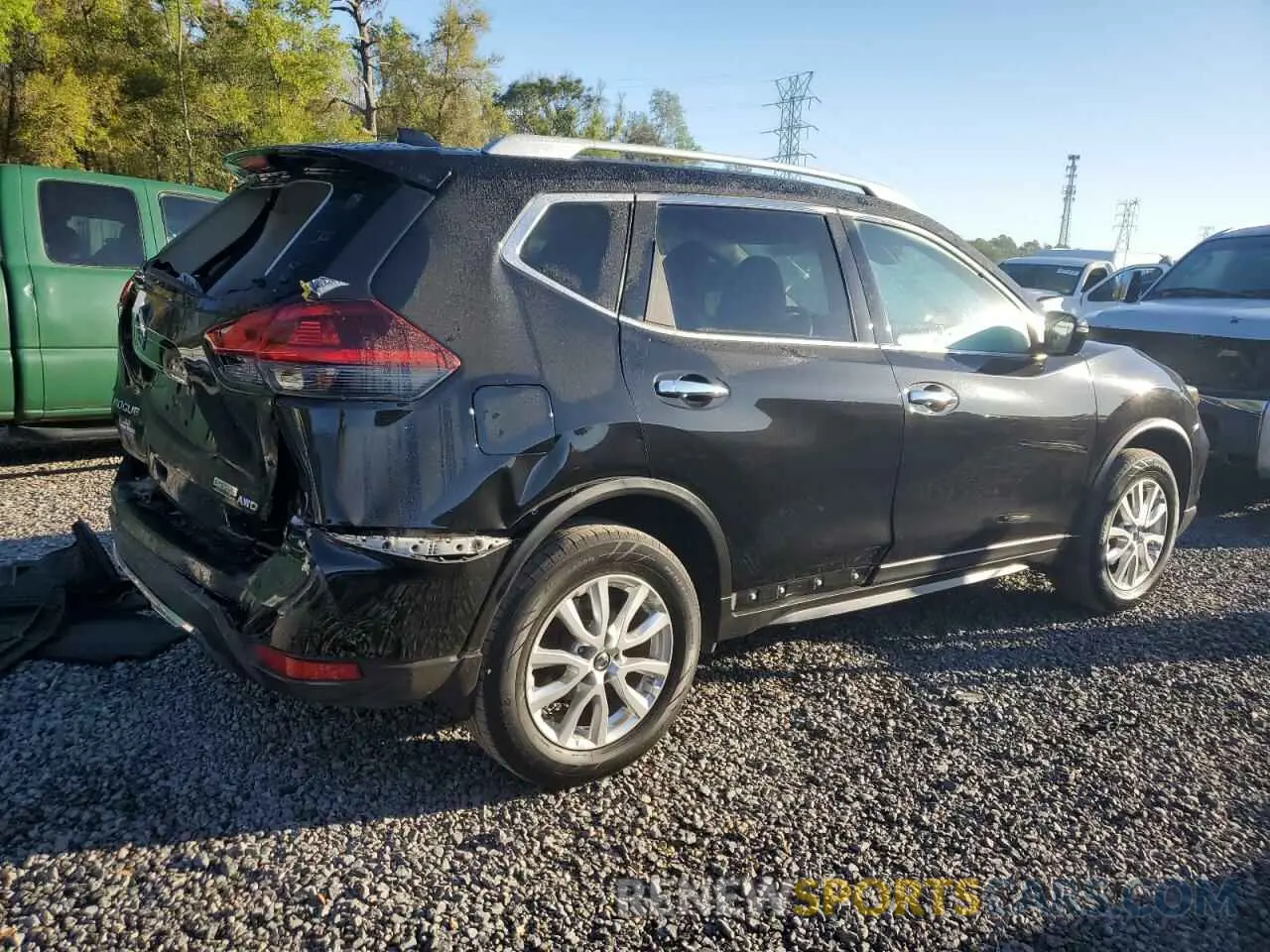 3 Photograph of a damaged car 5N1AT2MV5KC812291 NISSAN ROGUE 2019