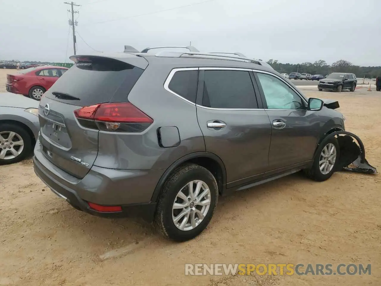 3 Photograph of a damaged car 5N1AT2MV6KC722793 NISSAN ROGUE 2019