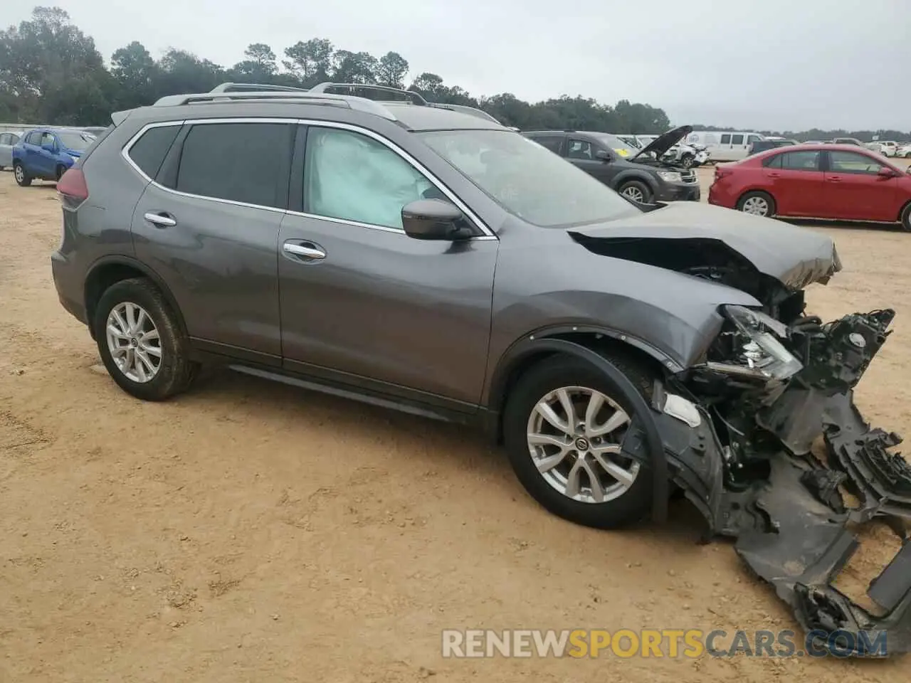 4 Photograph of a damaged car 5N1AT2MV6KC722793 NISSAN ROGUE 2019