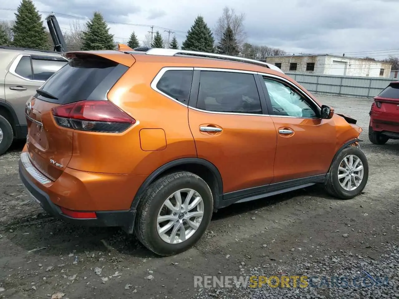 3 Photograph of a damaged car 5N1AT2MV6KC798403 NISSAN ROGUE 2019