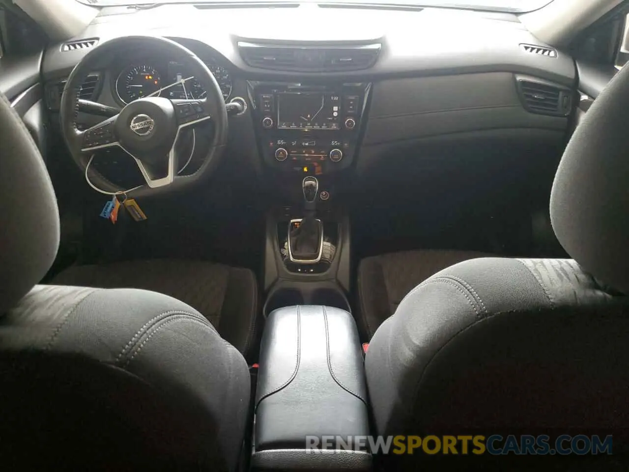 8 Photograph of a damaged car 5N1AT2MV6KC799423 NISSAN ROGUE 2019