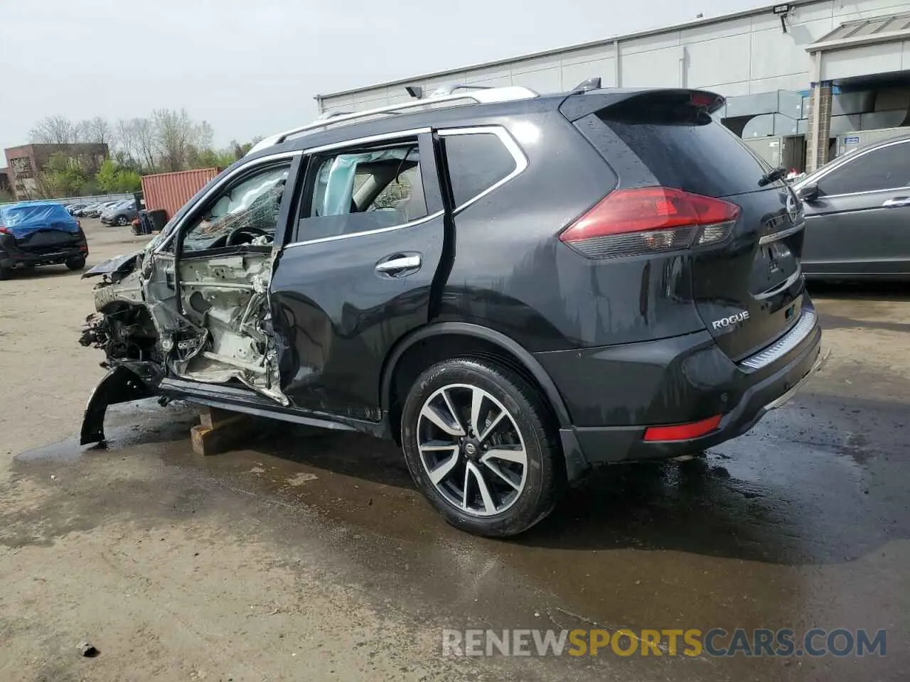 2 Photograph of a damaged car 5N1AT2MV7KC820067 NISSAN ROGUE 2019