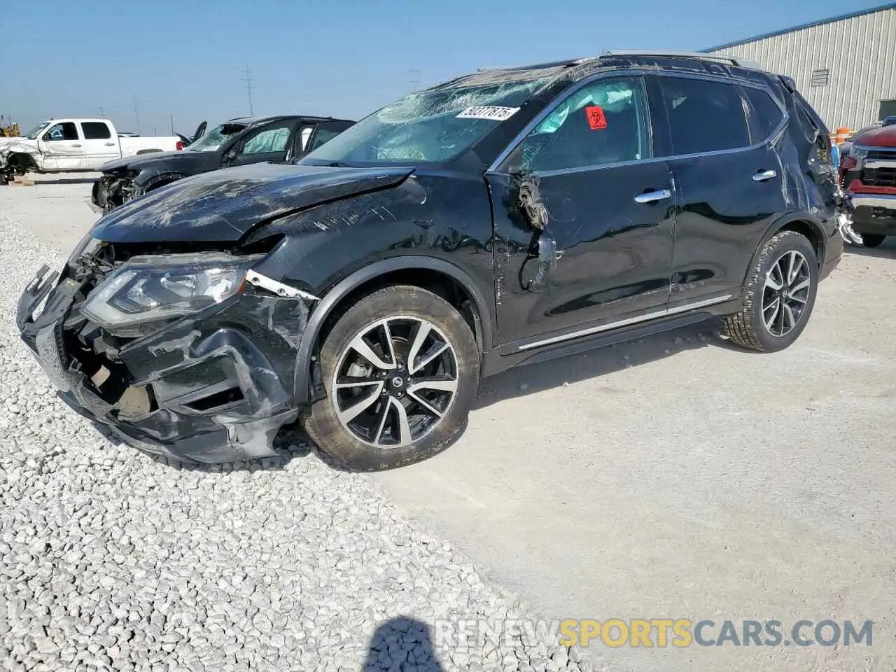 1 Photograph of a damaged car 5N1AT2MV7KC832736 NISSAN ROGUE 2019