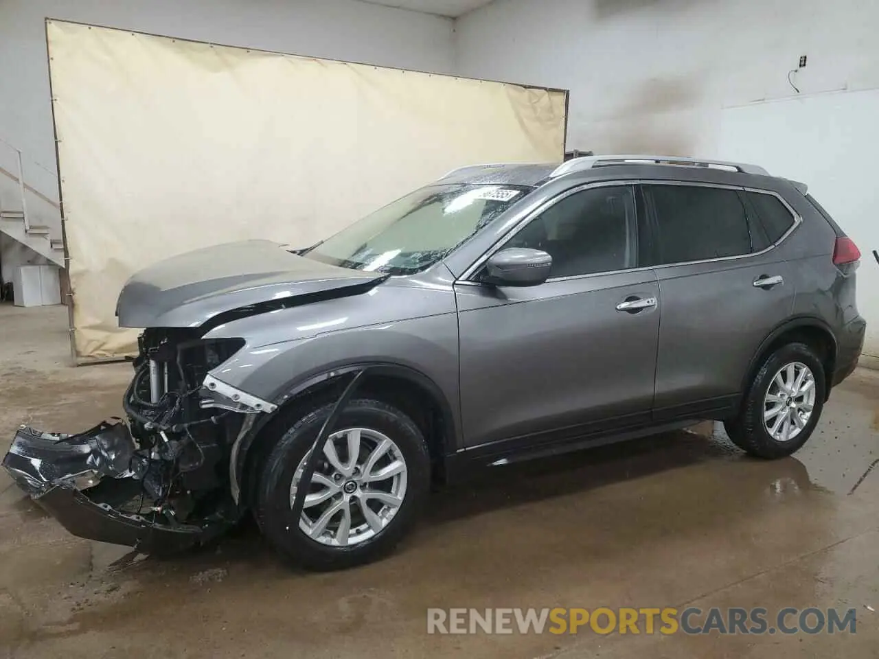 1 Photograph of a damaged car 5N1AT2MV8KC738798 NISSAN ROGUE 2019