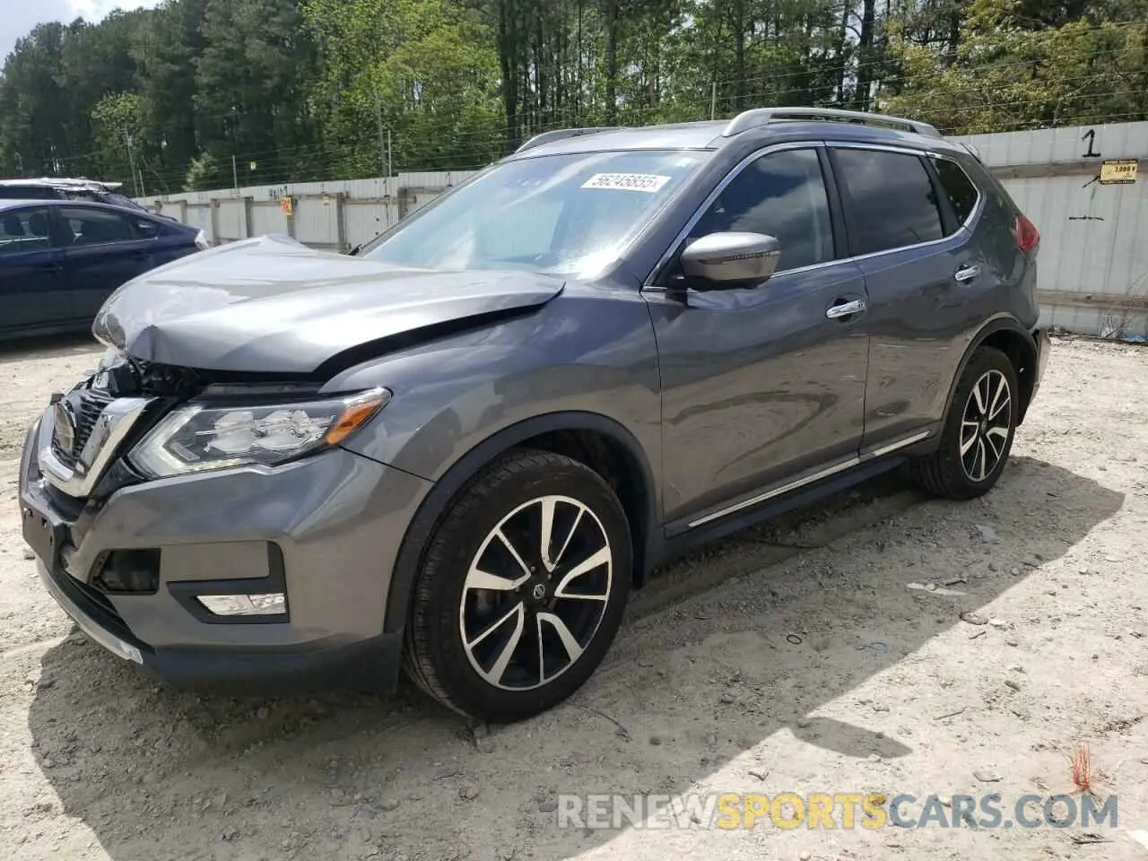 1 Photograph of a damaged car 5N1AT2MV8KC742494 NISSAN ROGUE 2019