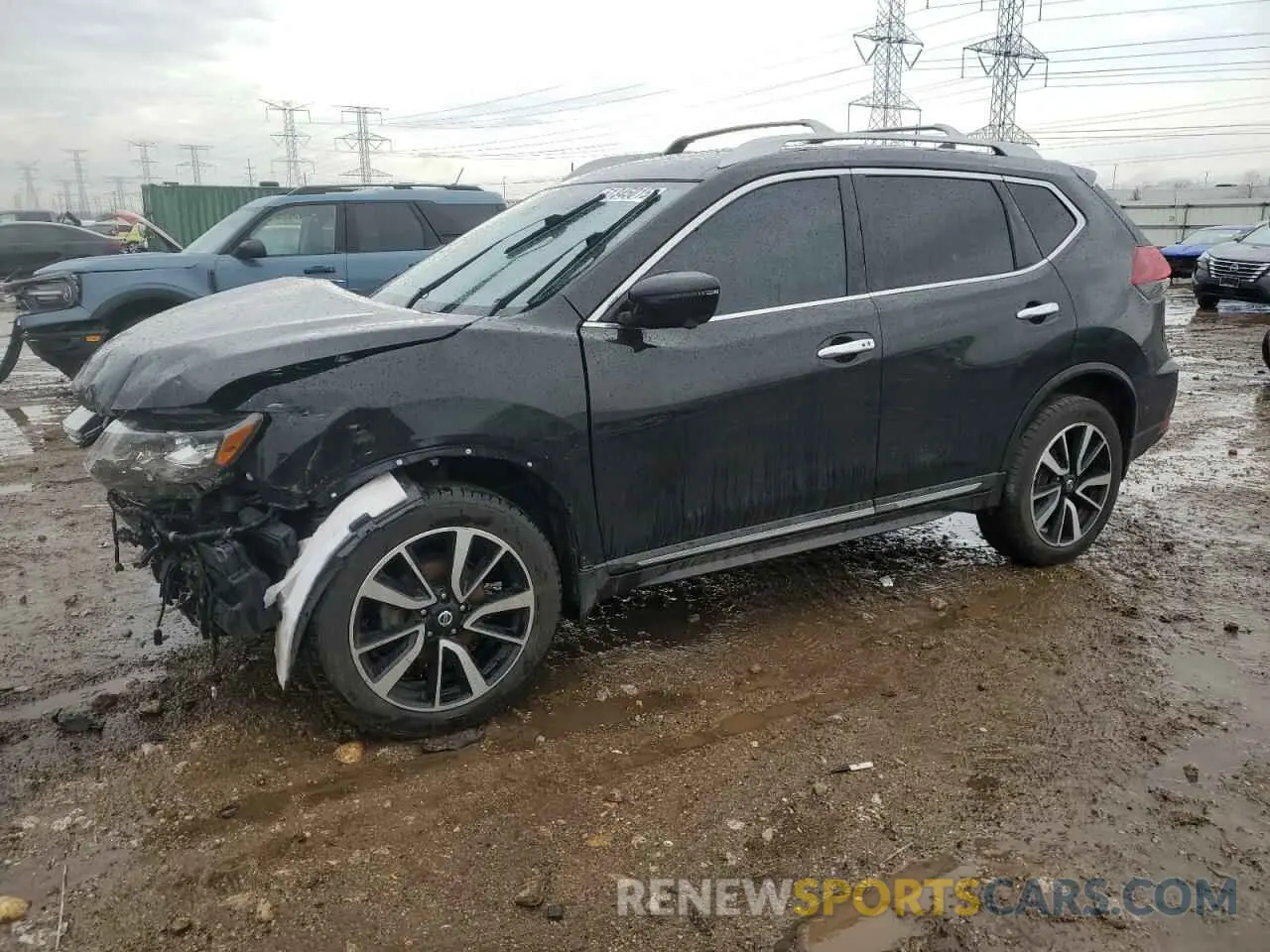 1 Photograph of a damaged car 5N1AT2MV8KC830994 NISSAN ROGUE 2019
