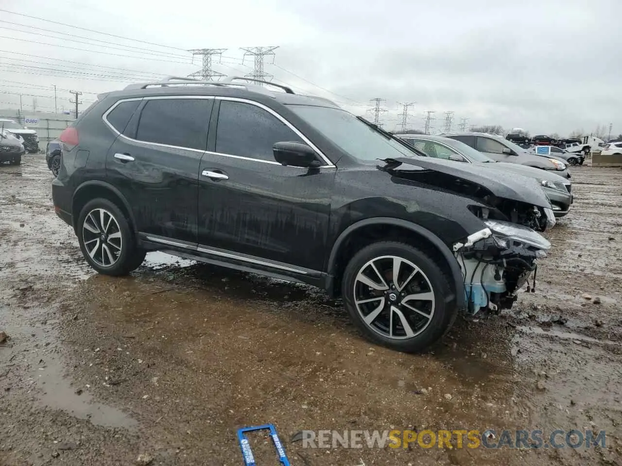 4 Photograph of a damaged car 5N1AT2MV8KC830994 NISSAN ROGUE 2019