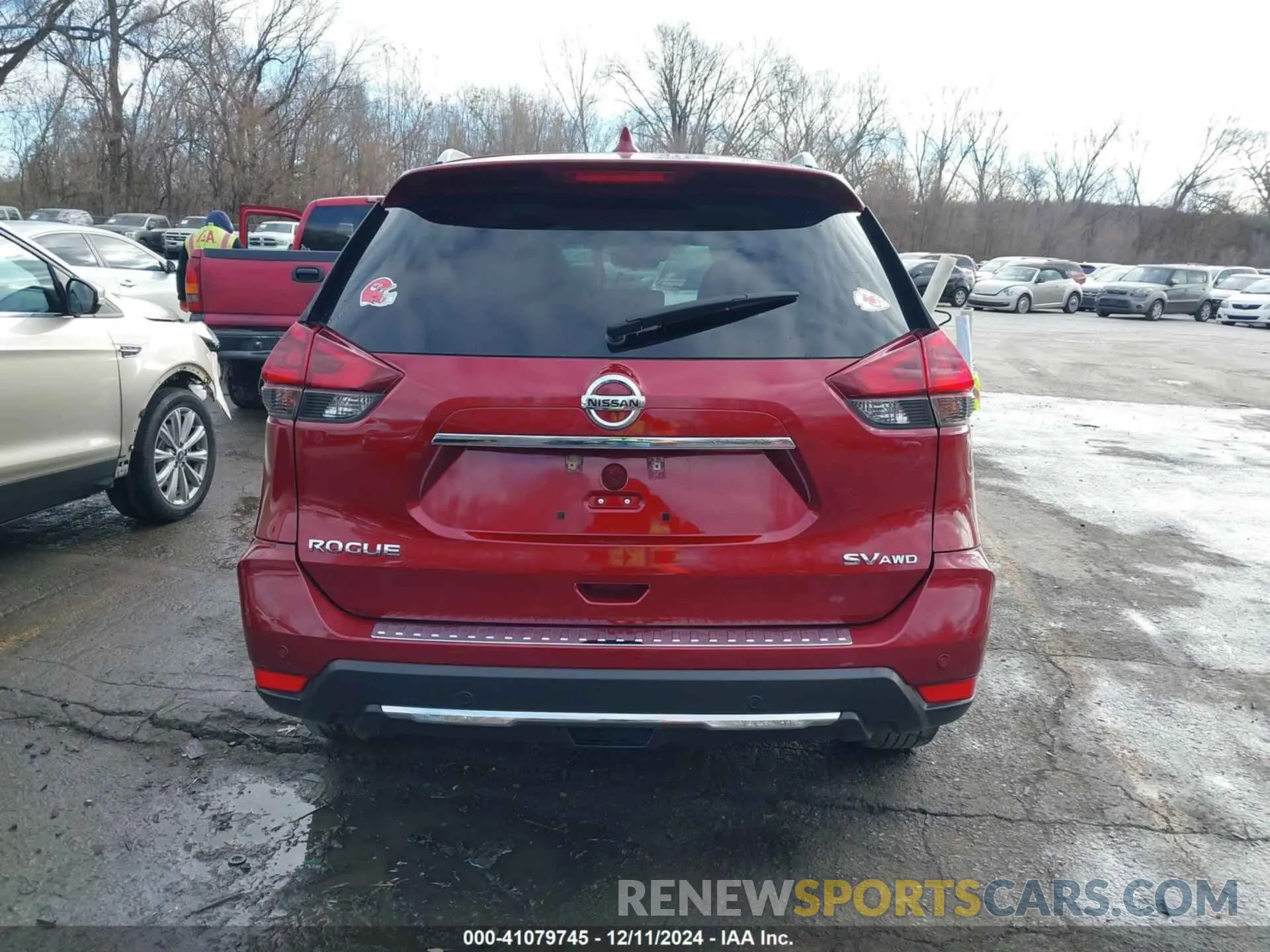 16 Photograph of a damaged car 5N1AT2MV9KC759403 NISSAN ROGUE 2019
