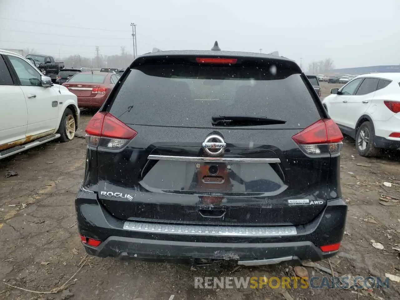 6 Photograph of a damaged car 5N1AT2MV9KC834522 NISSAN ROGUE 2019