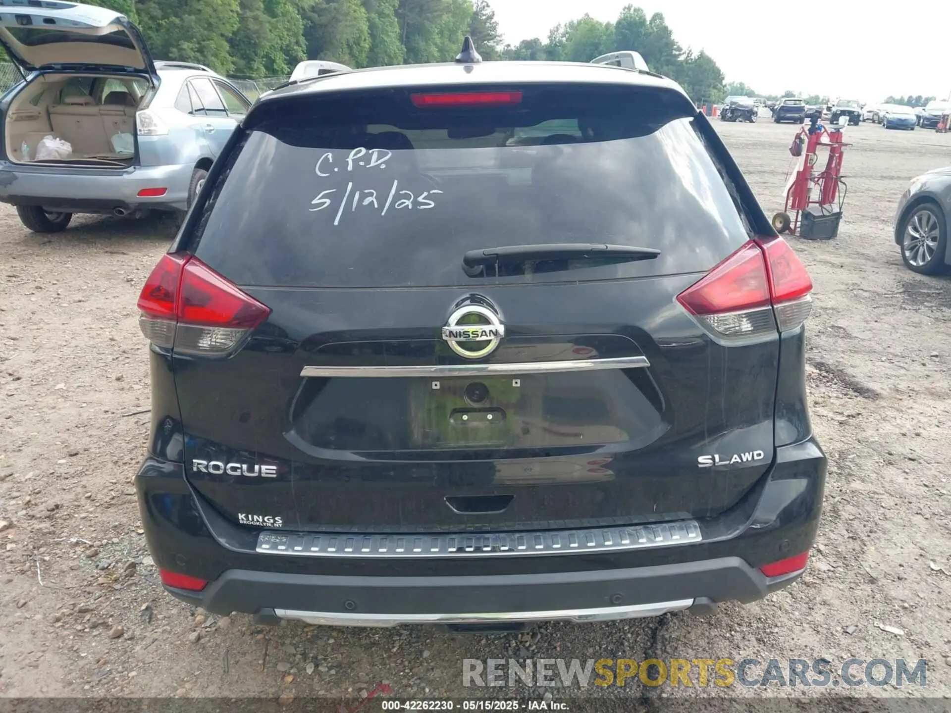 16 Photograph of a damaged car 5N1AT2MVXKC713921 NISSAN ROGUE 2019