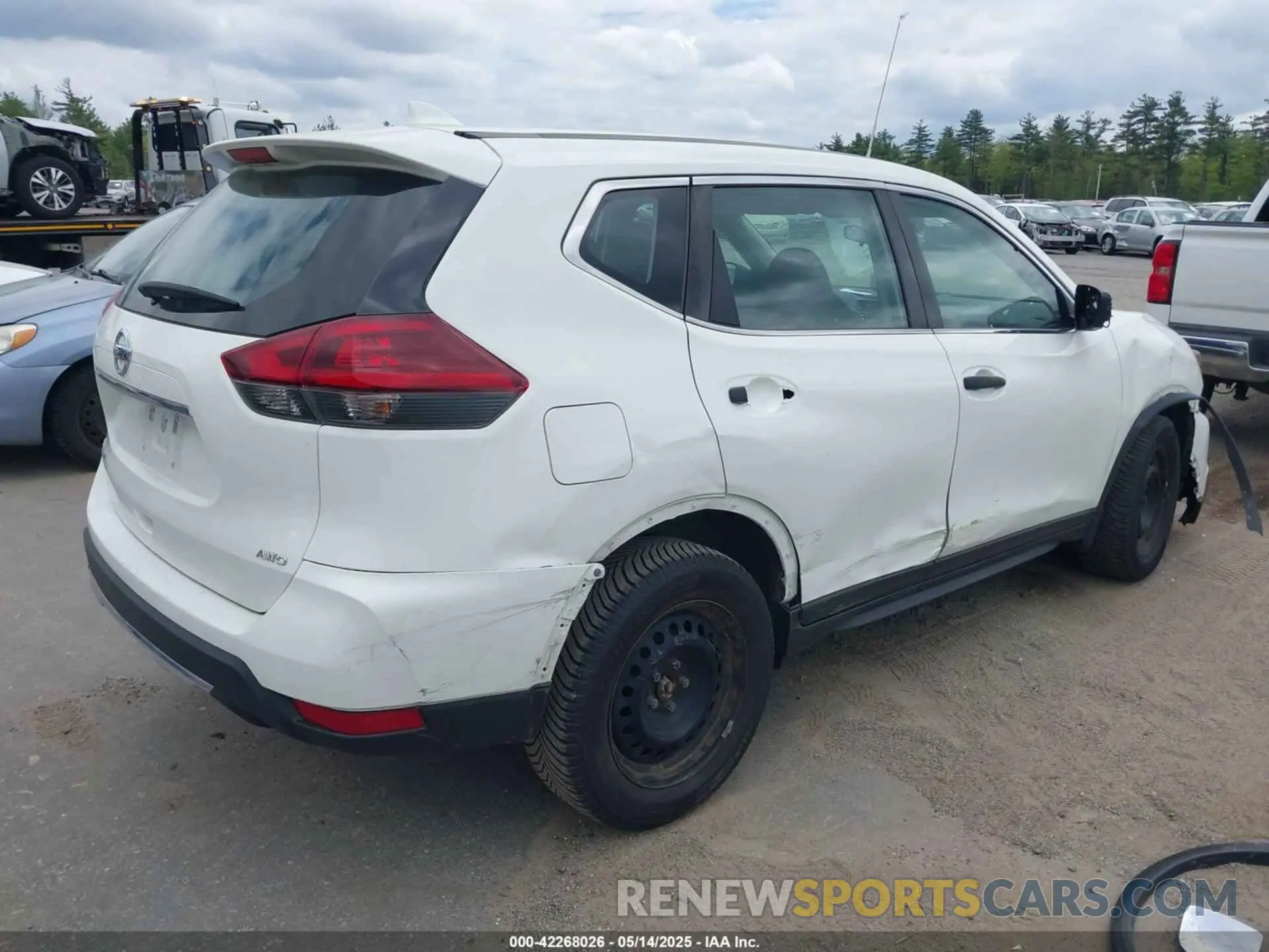 4 Фотография поврежденного автомобиля 5N1AT2MVXKC717242 NISSAN ROGUE 2019