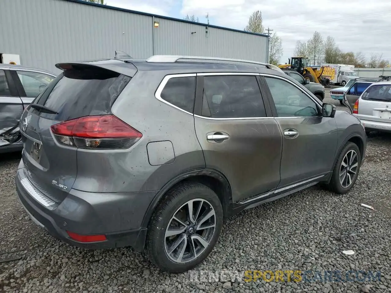 3 Photograph of a damaged car 5N1AT2MVXKC772032 NISSAN ROGUE 2019