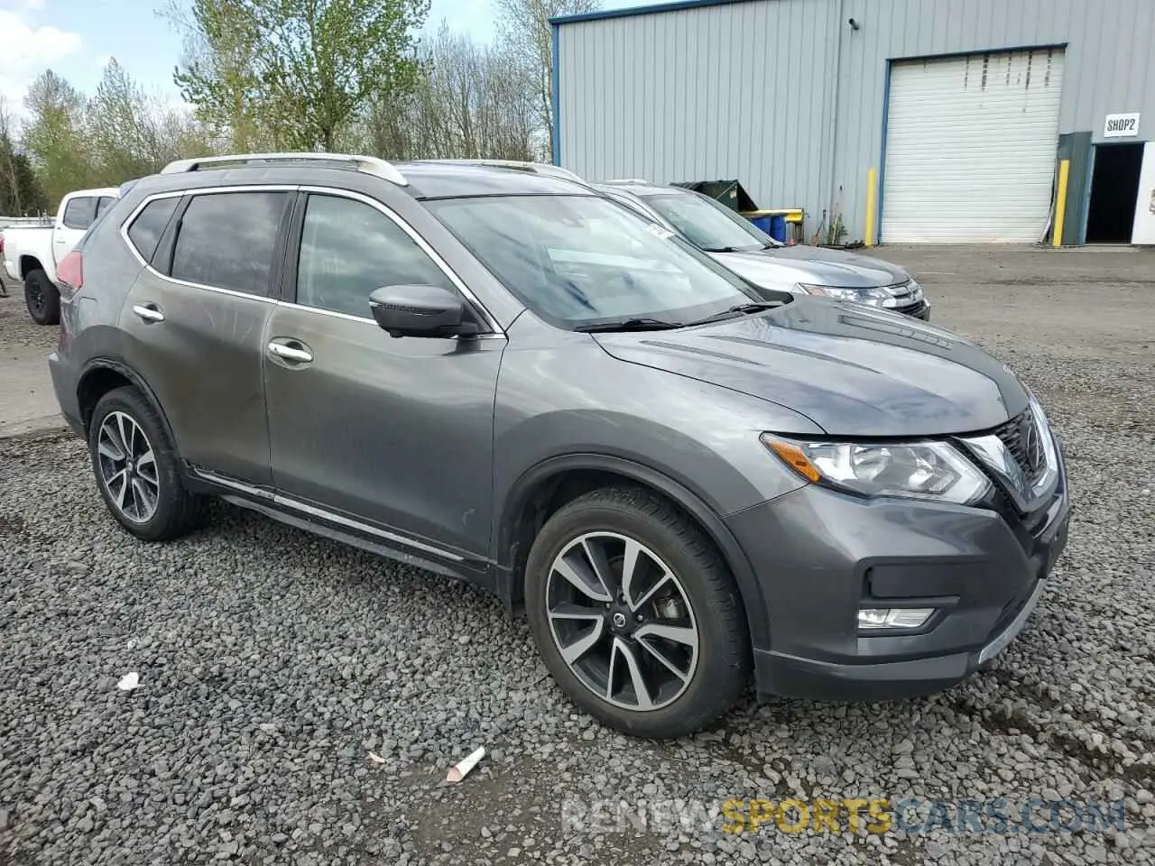 4 Photograph of a damaged car 5N1AT2MVXKC772032 NISSAN ROGUE 2019
