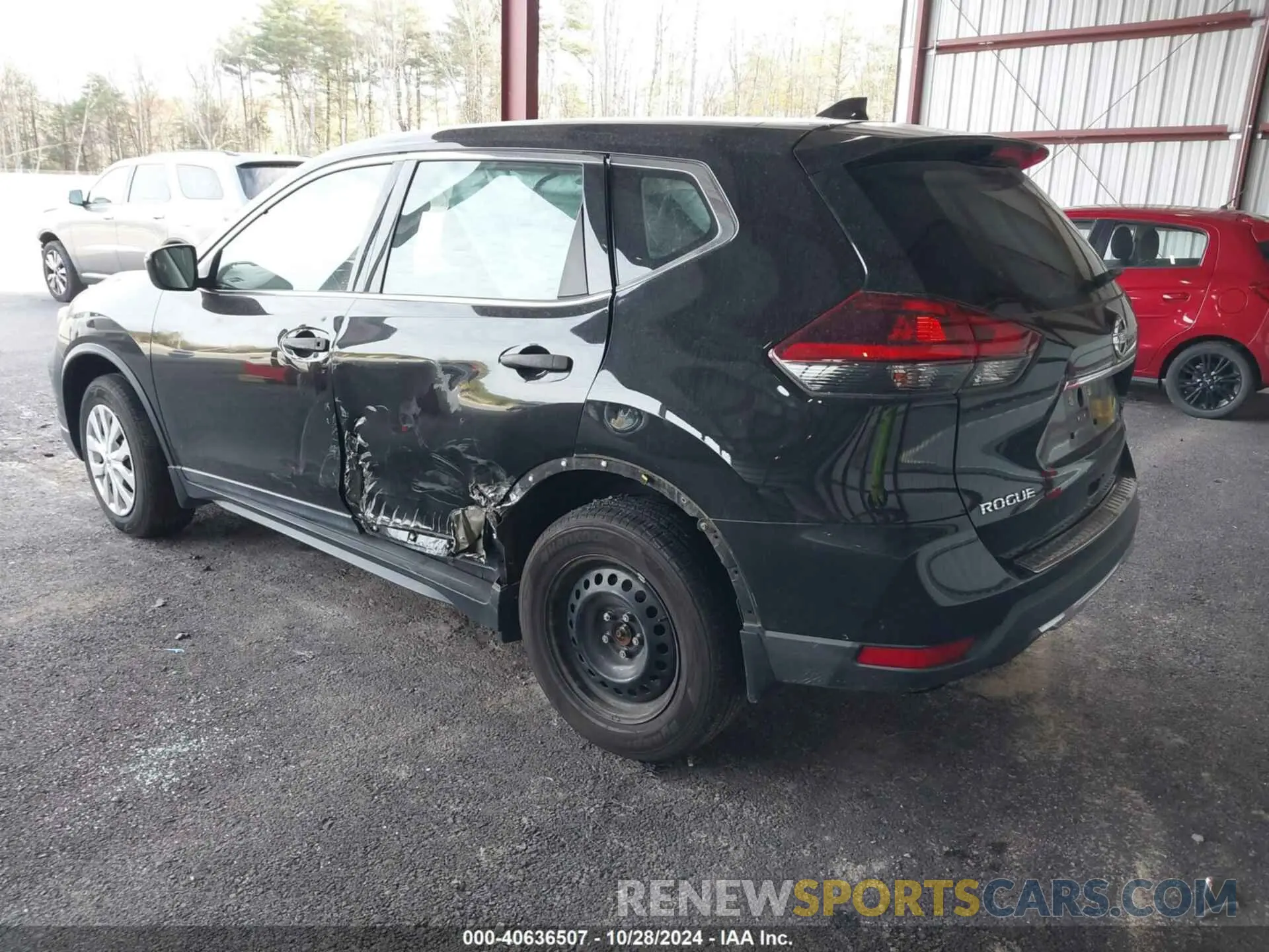 3 Photograph of a damaged car 5N1AT2MVXKC803764 NISSAN ROGUE 2019