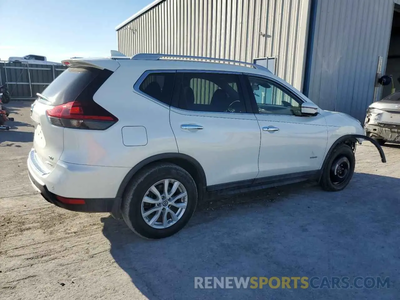 3 Photograph of a damaged car 5N1ET2MT7KC719224 NISSAN ROGUE 2019