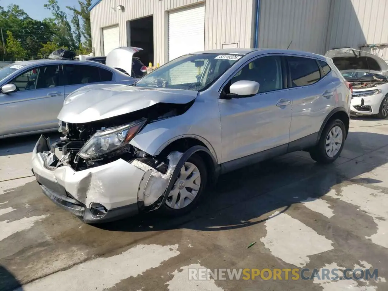 1 Photograph of a damaged car JN1BJ1CP0KW215689 NISSAN ROGUE 2019