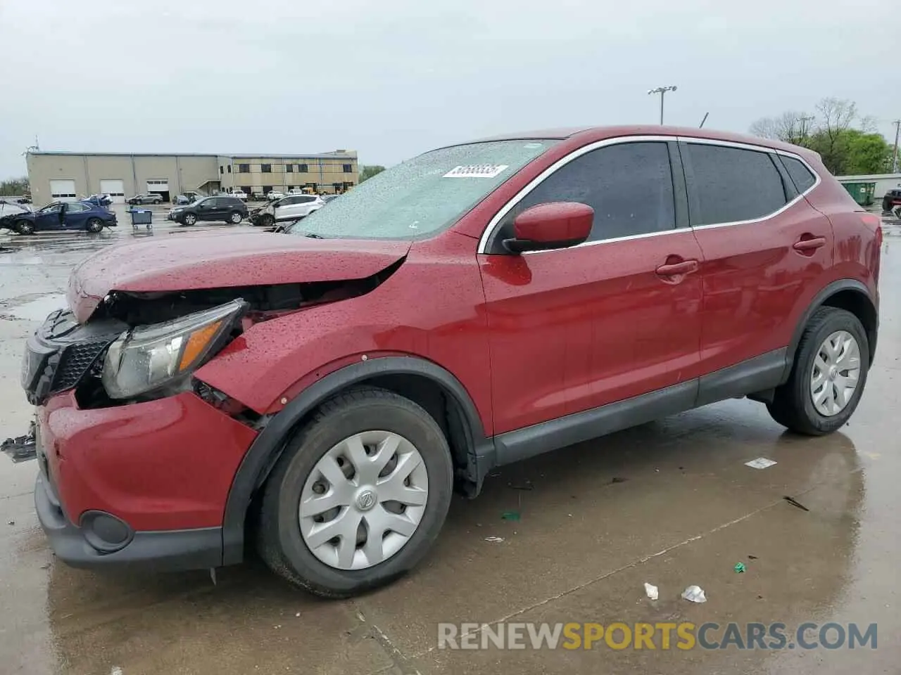 1 Photograph of a damaged car JN1BJ1CP0KW217944 NISSAN ROGUE 2019