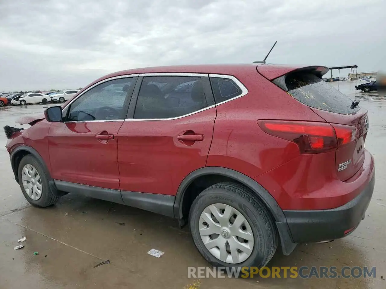 2 Photograph of a damaged car JN1BJ1CP0KW217944 NISSAN ROGUE 2019