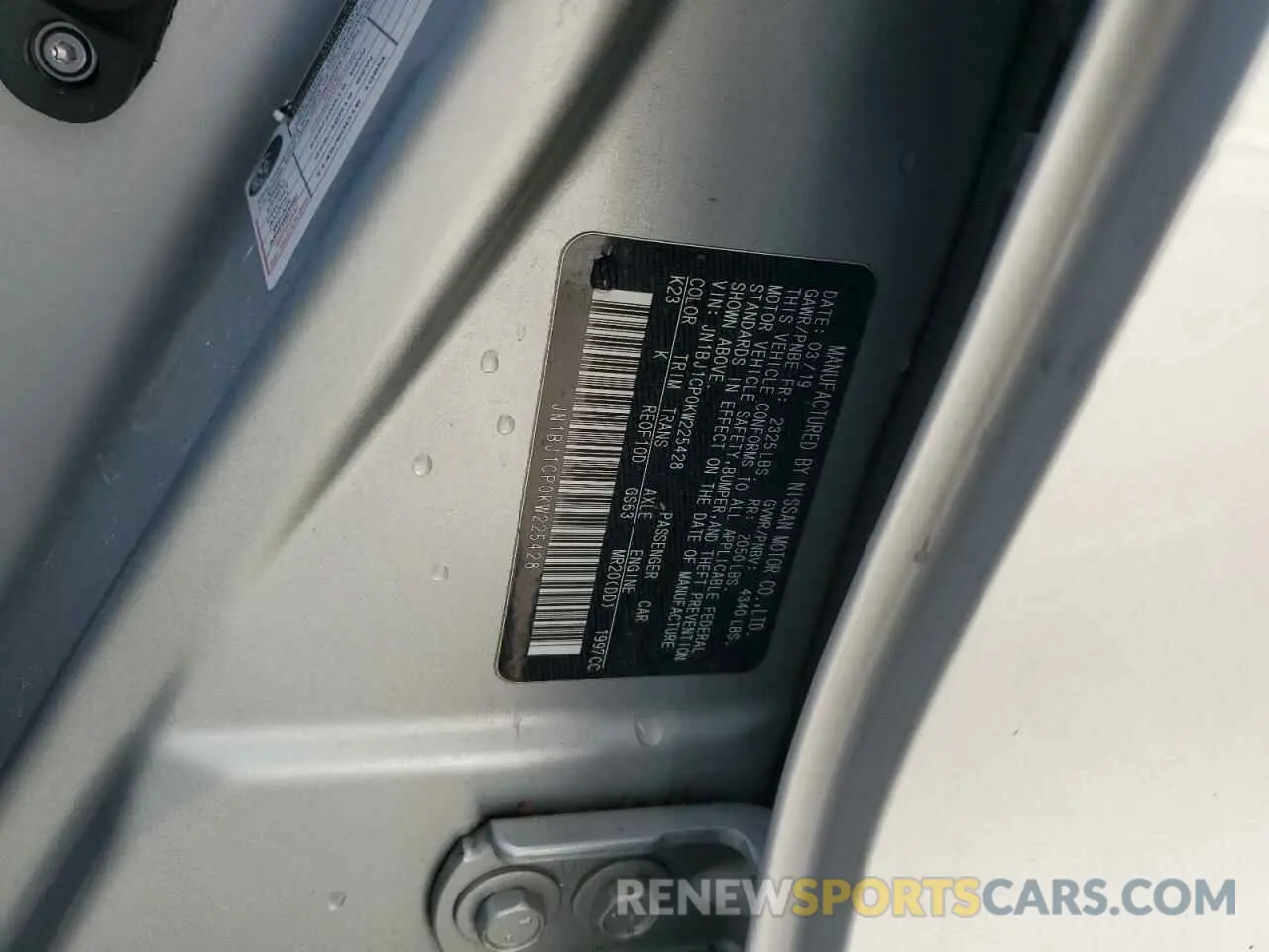 13 Photograph of a damaged car JN1BJ1CP0KW225428 NISSAN ROGUE 2019